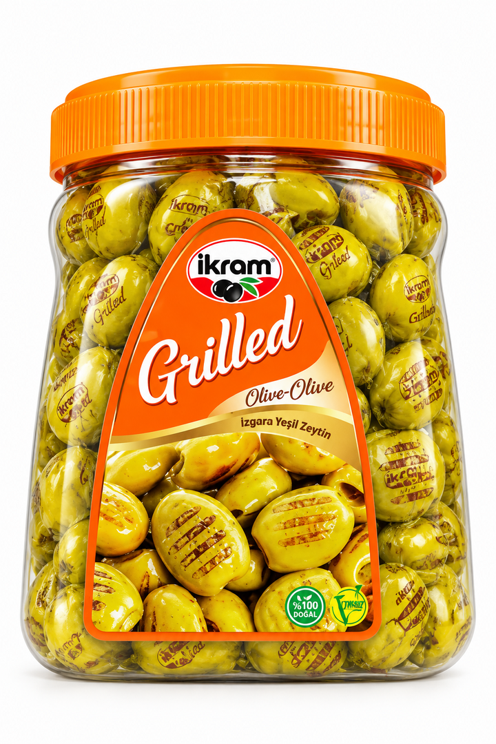 IKRAM GRILLED GREEN OLIVES (600G)