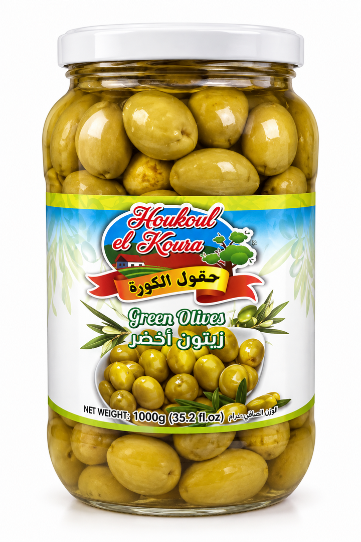 HOUKOUL ALKOURA GREEN OIVES (1000G)