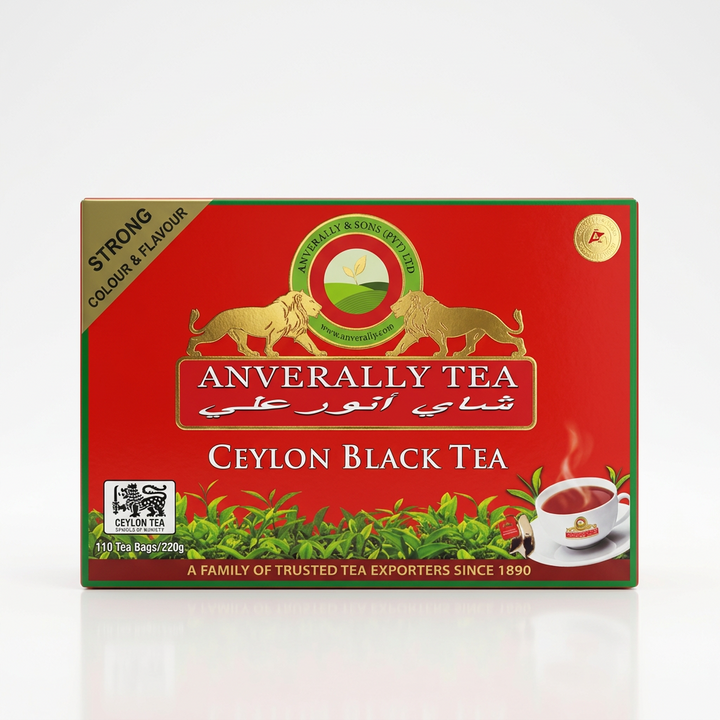 ANVERALLY TEA CEYLON BLACK TEA (110 BAG) - Papaya Express