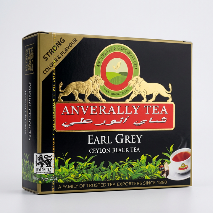 ANVERALLY TEA EARL GREY CEYLON BLACK TEA (110 BAG)