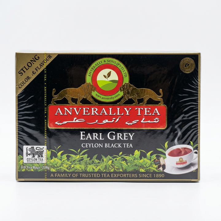 ANVERALLY TEA EARL GREY CEYLON BLACK TEA (110 BAG)