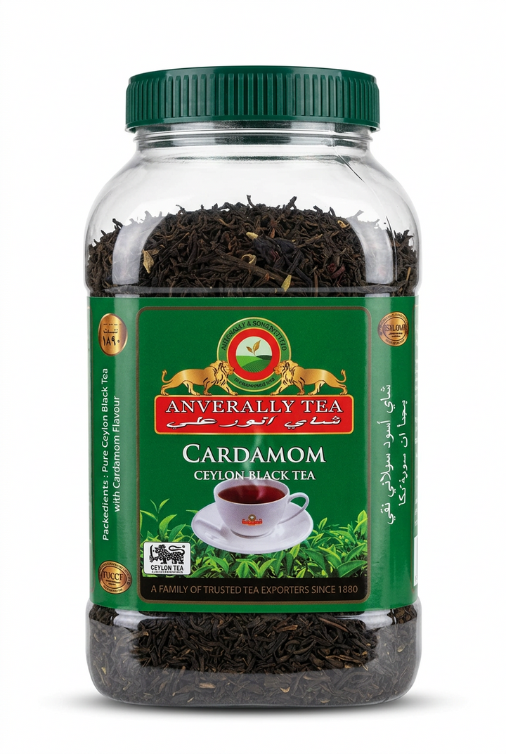 ANVERALLY TEA CARDAMOM CEYLON BLACK TEA (400G)