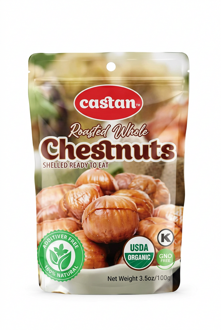CASTAN ORGANIC CHEESTNUTS (100G)