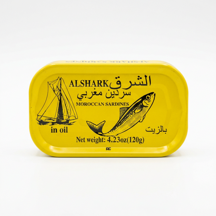 ALSHARK MOROCCAN SARDINES IN OIL (120G)