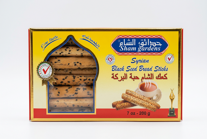 SHAM GARDENS SYRIAN BLACK SEED BREAD STICKS (200G) - Papaya Express
