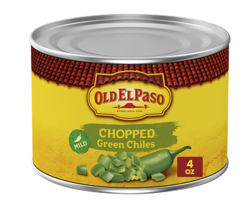 Old El Paso Chopped Green Chiles (4 oz) - Papaya Express
