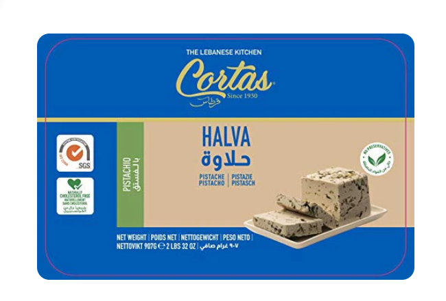 Cortas Halawa With Pistachio (2 lb)