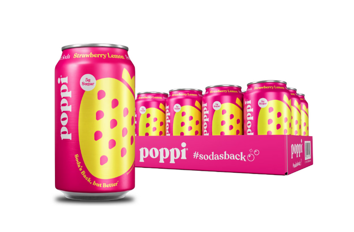 Poppi Strawberry Lemonade (12 ozx12 pk)