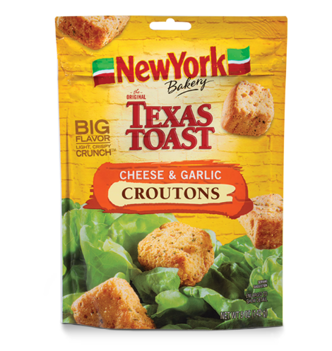 New York Bakery Texas Toast Cheese and Garlic Croutons (5 oz)