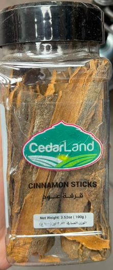 Cedarland Spices Cinnamon Sticks  (100g)