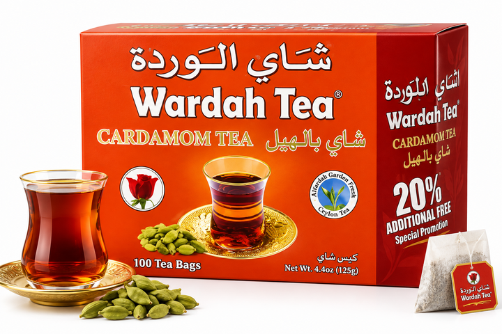 Al Wardah Cardamom Tea (100 Bags)