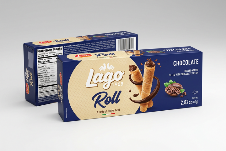 Lago Roll Chocolate (2.82OZ) - Papaya Express