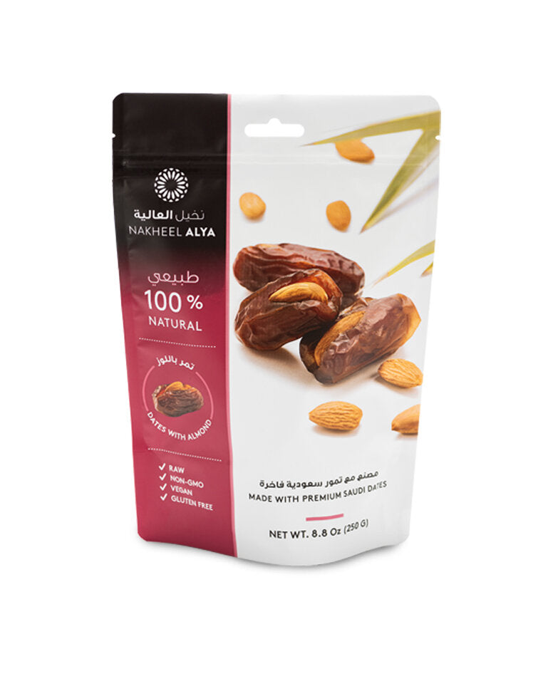 Nakheel Alya Dates W/ Almonds (250G) - Papaya Express