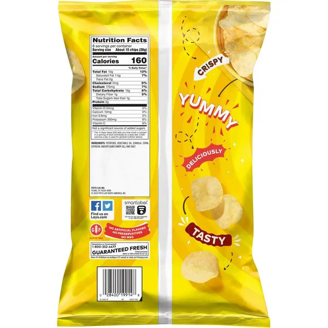 Lay's Classic Potato Chips (8 oz) - Papaya Express