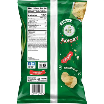 Lay's Sour Cream & Onion Flavored Potato Chips (7.75 oz) - Papaya Express