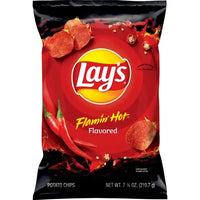 Lay's Flamin' Hot Flavored Potato Chips (7.75 oz) - Papaya Express