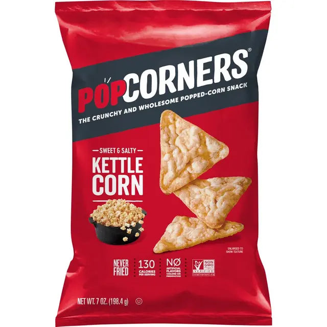 PopCorners Kettle Corn Flavored Popped-Corn Snacks (7 oz) - Papaya Express