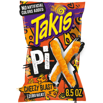 Takis Cheezy Blast Pix Crunchy Corn Puff Snack (8.5 oz) - Papaya Express