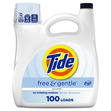 Tide Free & Gentle Laundry Detergent Liquid (132 oz) - Papaya Express