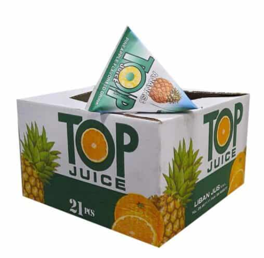 TOP JUICE PINEAPPLE (21CT)