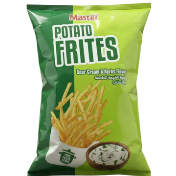 Master Chips Potato Frites Sour Cream & Herbs (90g) - Papaya Express