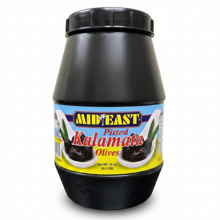 Mideast Pitted Black Olives (4.4 LBS) - Papaya Express