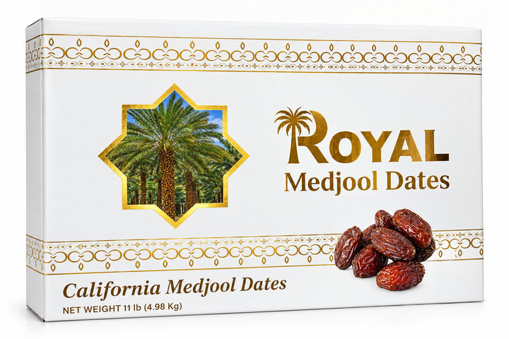 Royal California Medjool Dates 11 LB - Papaya Express