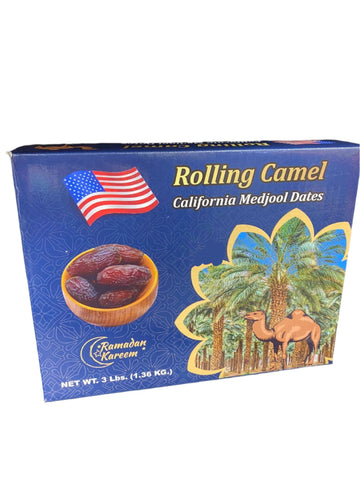 Rolling Camel California Medjool dates (3 Lbs) - Papaya Express