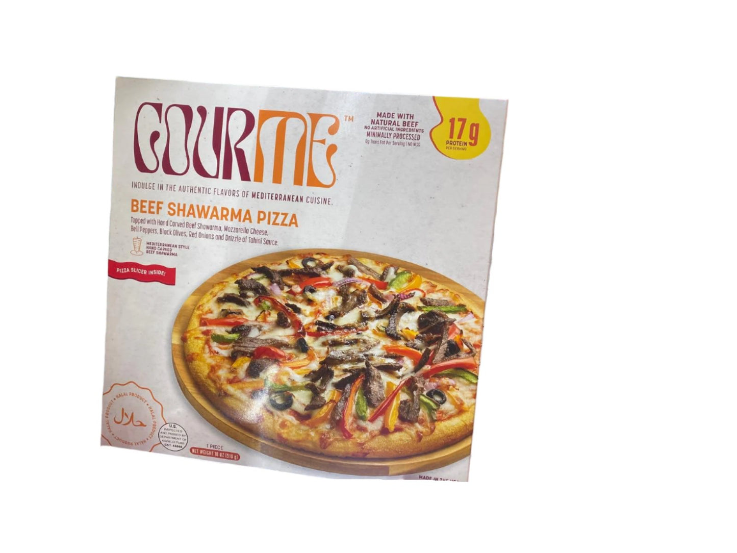 Gourme Beef Shawarma Pizza (18OZ)