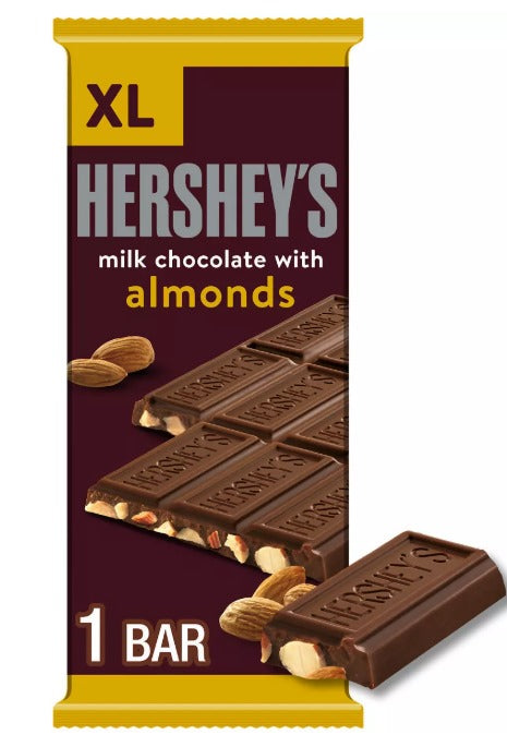 Hershey's Milk Chocolate W/ Almonds (4.25OZ)