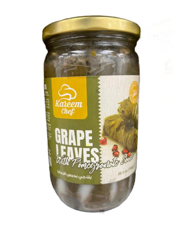 Kareem Chef Grapes Leaves W/ Pomegranate Sauce (26.4 OZ) - Papaya Express