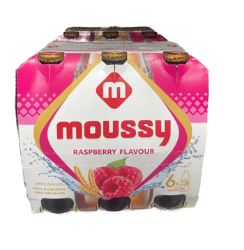 Moussy Raspberry Flavor Beverage  (6 Pk* 300ml) - Papaya Express