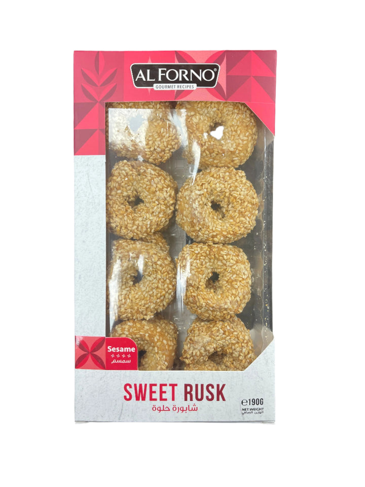 Al Forno Sweet Rusk With Sesame (190G) - Papaya Express