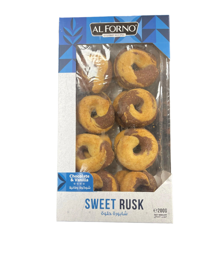 Al Forno Sweet Rusk Chocolate & Vanilla (190G) - Papaya Express
