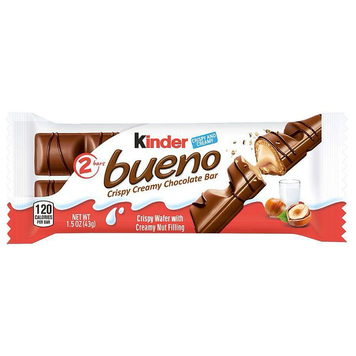 Kinder Bueno Milk Chocolate (2 Bars) - Papaya Express