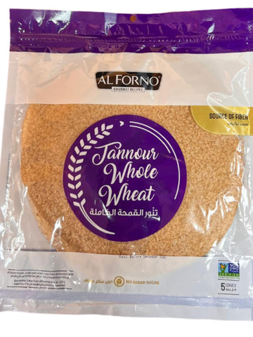 Al Forno Tannour Whole Wheat Bread(5CT) - Papaya Express