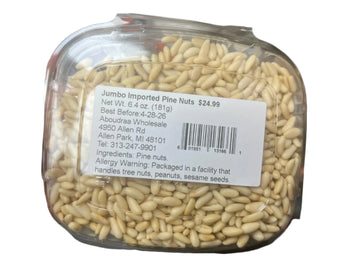 Jumbo Imported Pine Nuts (6.4 oz) - Papaya Express