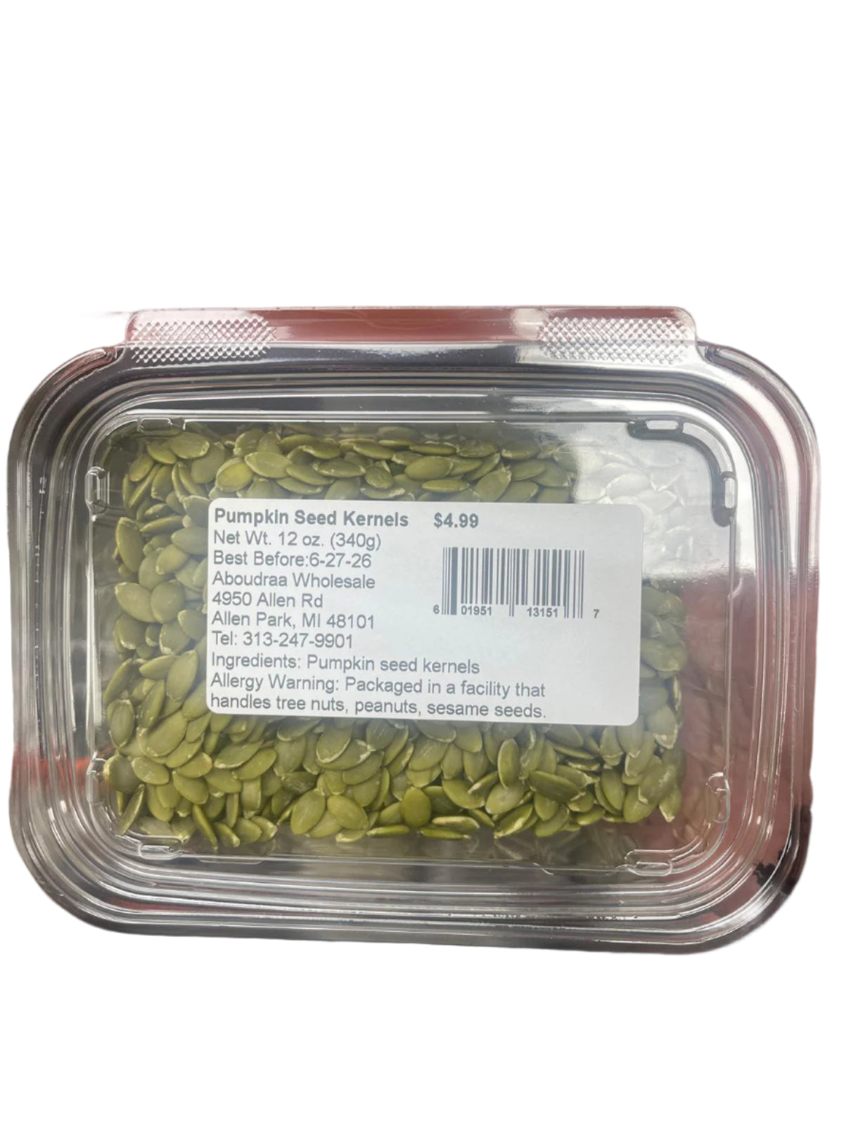 Pumpkin Seed Kernels Box (12 oz) - Papaya Express