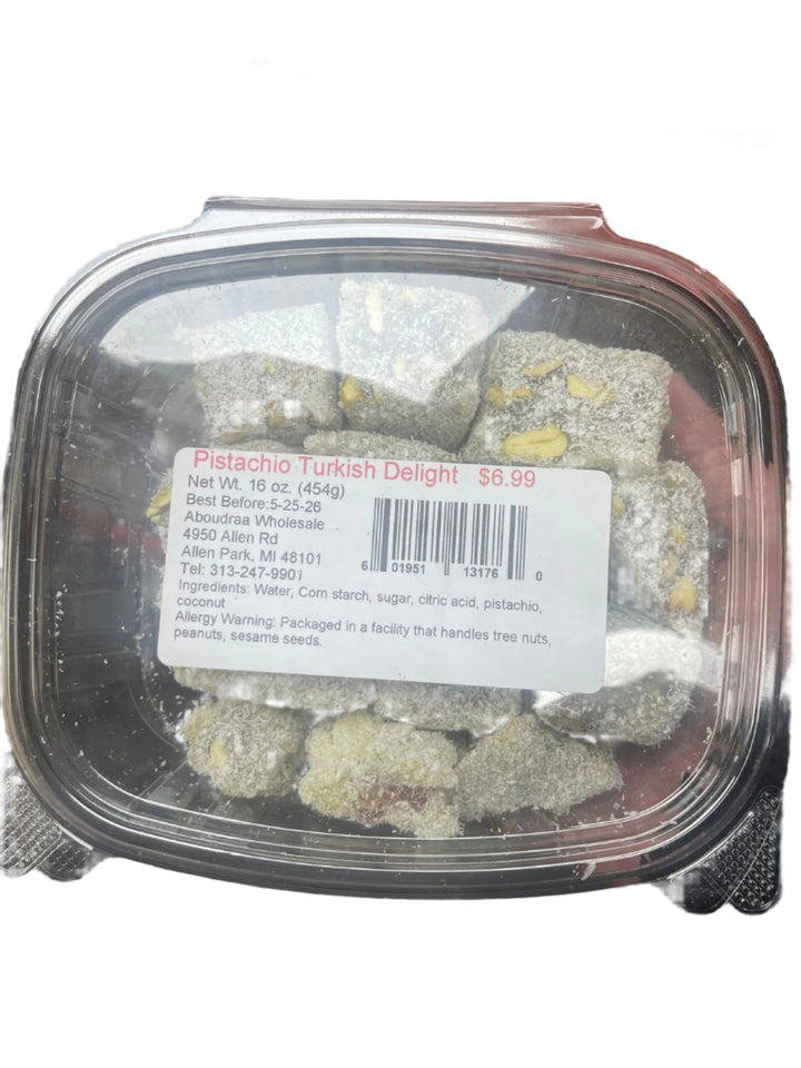 Pistachio Turkish Delight (16 oz) - Papaya Express