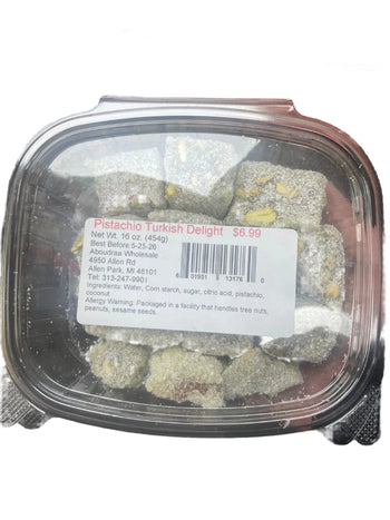Pistachio Turkish Delight (16 oz) - Papaya Express