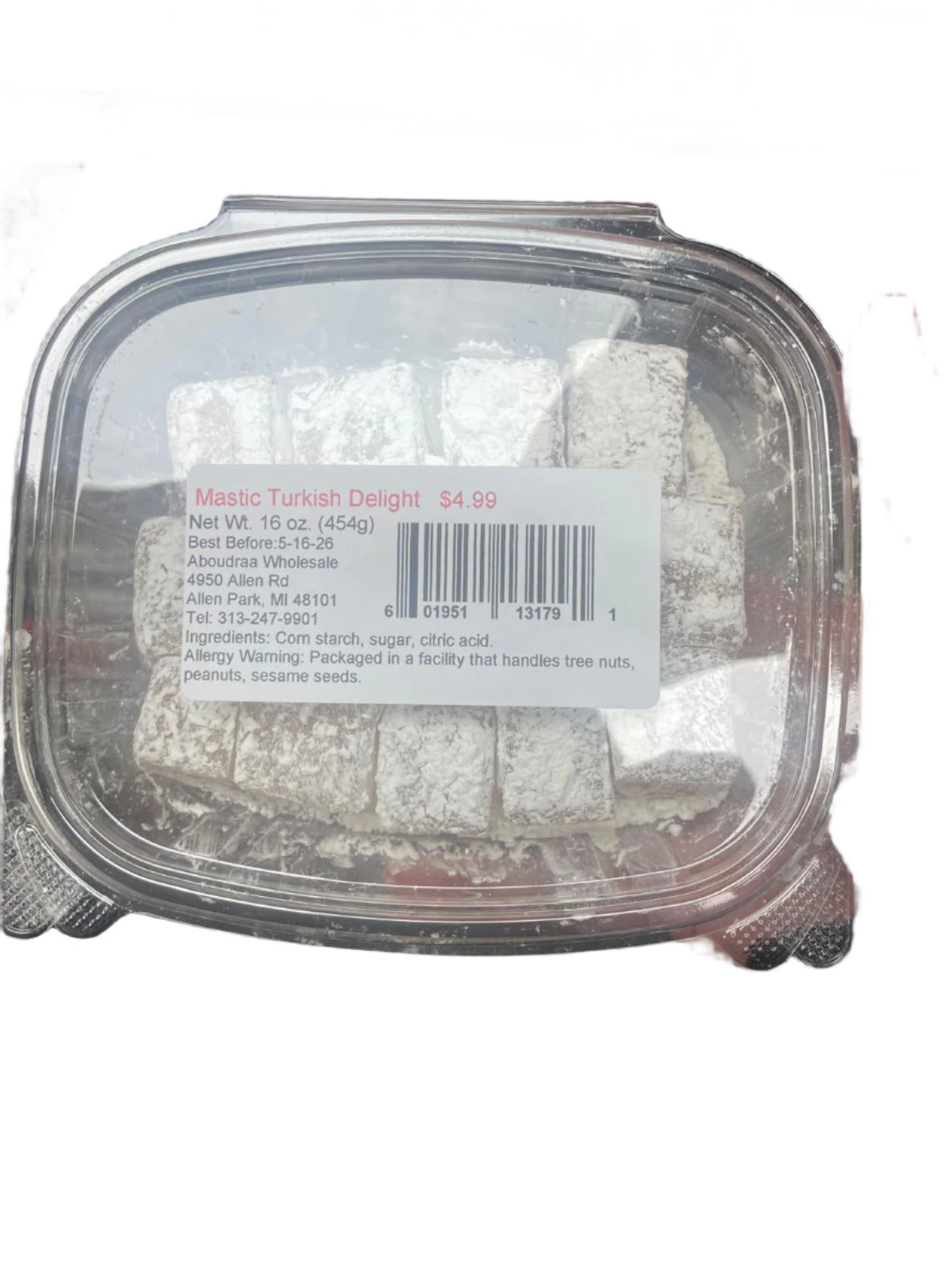 Mastic Turkish Delight (16 oz) - Papaya Express