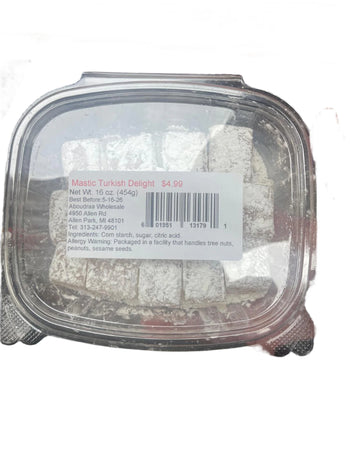 Mastic Turkish Delight (16 oz) - Papaya Express