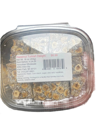 Hazelnut Turkish Delight (16 oz) - Papaya Express