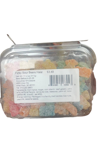 Fizzy Sour Bears Halal (11.2 oz) - Papaya Express