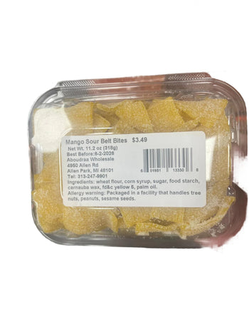 Mango Sour Belt Bites (11.2 oz) - Papaya Express