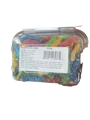 Sour Pencil Halal (11.2 oz) - Papaya Express