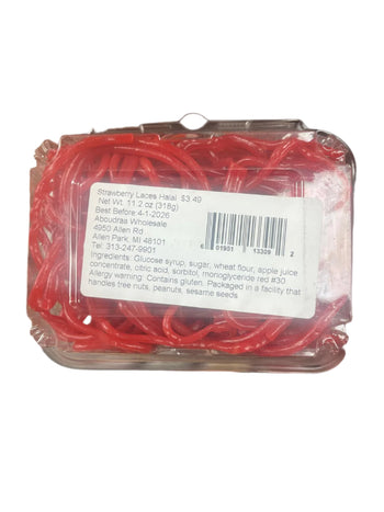 Strawberry Laces Halal (11.2 oz) - Papaya Express
