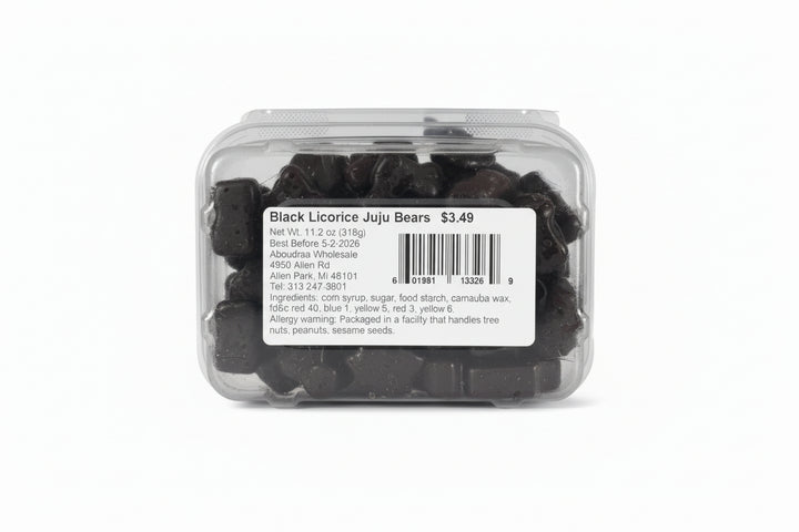Black Licorice Juju Bears (11.2 oz) - Papaya Express