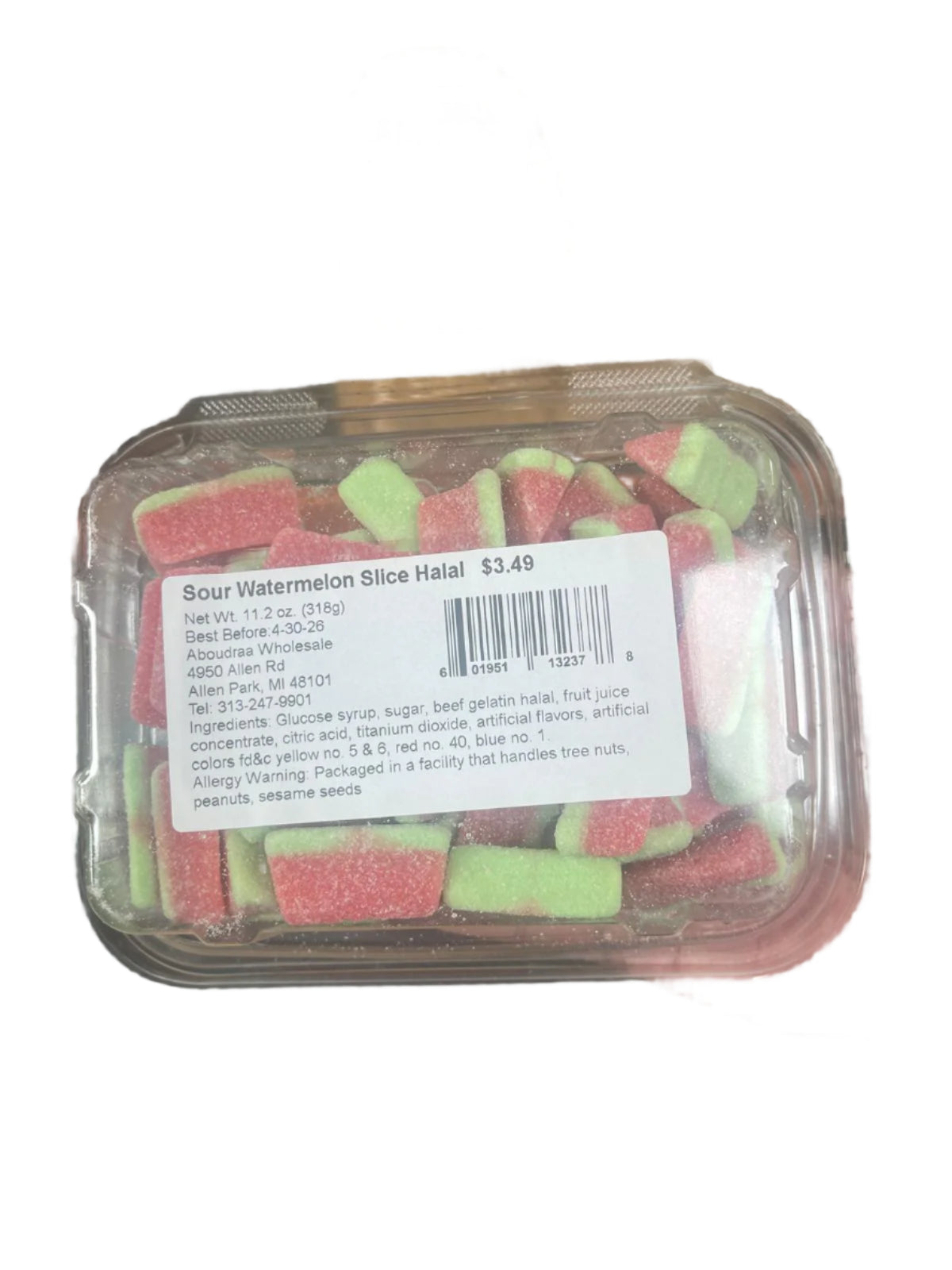 Sour Watermelon Slice Halal (11.2 oz) - Papaya Express
