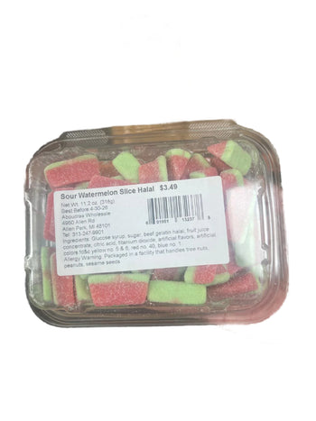 Sour Watermelon Slice Halal (11.2 oz) - Papaya Express